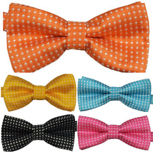 Polka Dots Kids Toddler Boys Girls Bowtie Pre Tied Bow Tie Necktie Multi-Colors ILML