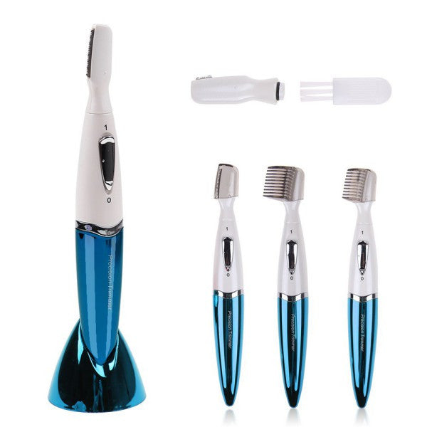 Portable Micro Precision Electric Eyebrow Trimmer Bikini Face Hair Remover Razor Shaver Removal Epilator ILML