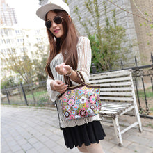 Portable Picnic Portable Flower Lunch Bags Pouch Oxford fabric Zipper Soft Box Tote Packet Lunch Food Storage Bags ILML