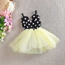 Princess Baby Girls Gauze One Piece Dress Polka Dot Braces Tutu Dress 2-6Y PY1 ILML