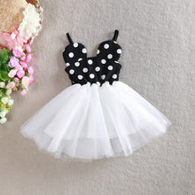 Princess Baby Girls Gauze One Piece Dress Polka Dot Braces Tutu Dress 2-6Y PY1 ILML