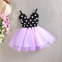 Princess Baby Girls Gauze One Piece Dress Polka Dot Braces Tutu Dress 2-6Y PY1 ILML