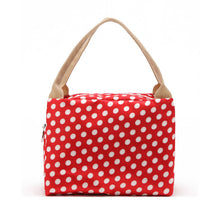 Printing Floral Portable Lunch Box Student Worker Family Carry Polyester Tote Bag Travel Picnic Storage Pouch ILML