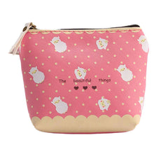 Printing Waterproof Pencil bags women Canvas purse Change Purse Clutch Wallets bags bolsas carteira monedero Key Coin Bag ILML