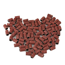 Pro 100PcsNail File Nail Artsize Coarse 180 Grits Mrels For Nails File frosted ring Tool  ILML