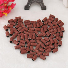 Pro 100PcsNail File Nail Artsize Coarse 180 Grits Mrels For Nails File frosted ring Tool  ILML