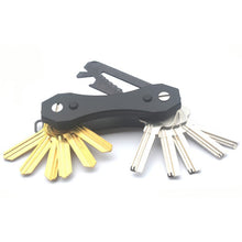 Pro Keychain Clip Key Outdoor Multi Function Organize Up To 30 Keys Dual LED Lights Built In Bottle Opener Kits Tool LE2 ILML