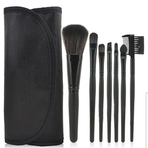 Pro Makeup 7pcss Brushes Set Powder Foundation Eyeshadow Eyeliner Lip Brush Tool PY1 P18 ILML