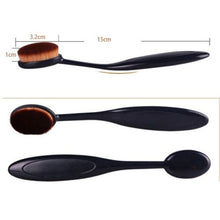 Pro Oval Brush Makeup Cosmetic Foundation Liquid Cream Powder Blush Pigment Tool Y8 ILML