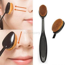 Pro Oval Brush Makeup Cosmetic Foundation Liquid Cream Powder Blush Pigment Tool Y8 ILML