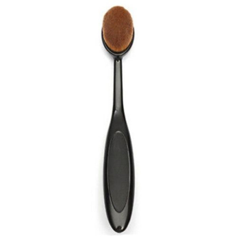 Pro Oval Brush Makeup Cosmetic Foundation Liquid Cream Powder Blush Pigment Tool Y8 ILML