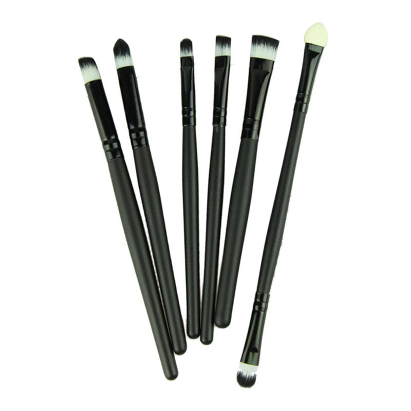 Professional 6pcs Eye Brush Makeup Brushes Cosmetics Toiletry Kit Powder Foundation Concealer Tool Eyeshadow make up Brush ILML