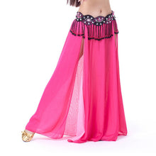 Professional Belly Dance Costume 8 colors Chiffon Skirt 2 Side Slit Skirt Dress 8 Colors ILML