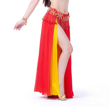 Professional Belly Dance Costume 8 colors Chiffon Skirt 2 Side Slit Skirt Dress 8 Colors ILML