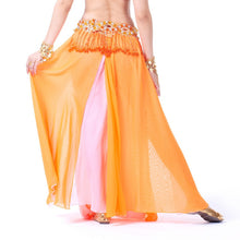 Professional Belly Dance Costume 8 colors Chiffon Skirt 2 Side Slit Skirt Dress 8 Colors ILML