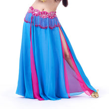 Professional Belly Dance Costume 8 colors Chiffon Skirt 2 Side Slit Skirt Dress 8 Colors ILML