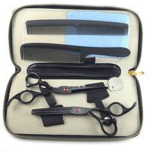 Professional Hair CuttingThinning Scissors Barber Shears Hairdressing Set Black PY1 P18 ILML