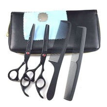 Professional Hair CuttingThinning Scissors Barber Shears Hairdressing Set Black PY1 P18 ILML