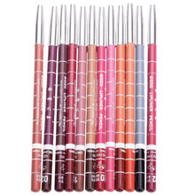 Professional Lipliner pencil Waterproof wooden blend Lip Liner Pencil 15CM 12 Colors Per makeup lipstick tool ILML