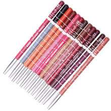 Professional Lipliner pencil Waterproof wooden blend Lip Liner Pencil 15CM 12 Colors Per makeup lipstick tool ILML