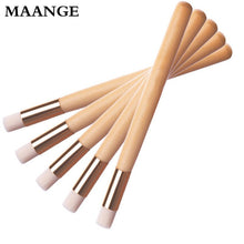 Professional Wood Black Head Nose makeup brushes hair cleaner Brush Powder Foundation ovale makeup brush maquiagem cosmetics ILML