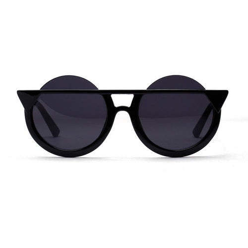 Retro Cat Eye Shaped Modern Oversized Sun Glasseen Women Sunglasses Eyewear Oculos De Sol ILML