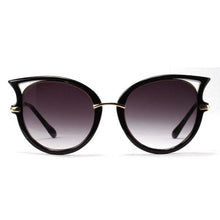 Retro Sunglasses Brand Designer Women Men Sunglasseetal Frame Golden Leg Cat Eye Shades Eyeglasses  ILML