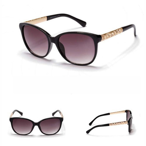 Retro Sunglasses Women Men Brand Designer Plastic Frame Metal Leg Cat Eye Shades Eyeglasses  ILML