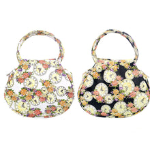 Retro Women Bag Printed Floral Clock leather Shoulder messenger Bag Hbag Casual Travel beach Bags bolsa Clutch  ILML