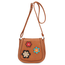 Retro Women's hbags Leather Hollow Three Floral pattern Tote Shoulder Crossbody Satchel Vintar Messenger Bag  ILML
