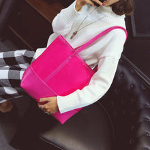 Rivet Women bag PU Leather zipper Messenger Bags Crossbody Hbag Shoulder Bag Ladies Large Tote Bolsas ILML