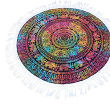 Round Beach Hippie Tapestry Bikini Boho Women Scarf Luxury Neck Scarves Stoles Wrap Stole Bohemian Mala Throw carves ILML