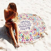 Round Beach Hippie Tapestry Bikini Boho Women Scarf Luxury Neck Scarves Stoles Wrap Stole Bohemian Mala Throw carves ILML