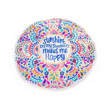 Round Beach Hippie Tapestry Bikini Boho Women Scarf Luxury Neck Scarves Stoles Wrap Stole Bohemian Mala Throw carves ILML