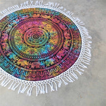 Round Beach Hippie Tapestry Bikini Boho Women Scarf Luxury Neck Scarves Stoles Wrap Stole Bohemian Mala Throw carves ILML