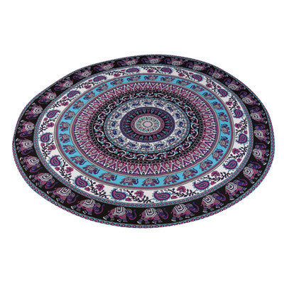 Round Beach Hippie Tapestry Bikini Boho Women Scarf Luxury Neck Scarves Stoles Wrap Stole Bohemian Mala Throw carves ILML