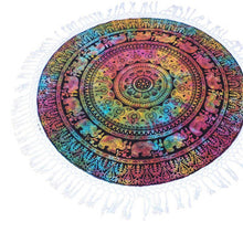 Round Beach Hippie Tapestry Bikini Boho Women Scarf Luxury Neck Scarves Stoles Wrap Stole Bohemian Mala Throw carves ILML
