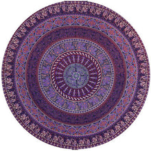 Round Hippie Tapestry Beach Mat Bikini Boho Women Scarf Luxury Neck Scarves Bohemian Mala Throw Stole Wrap Stole ILML