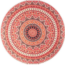 Round Hippie Tapestry Beach Mat Bikini Boho Women Scarf Luxury Neck Scarves Bohemian Mala Throw Stole Wrap Stole ILML