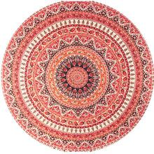 Round Hippie Tapestry Beach Mat Bikini Boho Women Scarf Luxury Neck Scarves Bohemian Mala Throw Stole Wrap Stole ILML