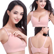 Seamless Padded Feeding Nursing Bras Women Ladies Wire-Free Maternity Breastfeeding Bra B C Cup Clothes ILML