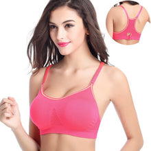 Seamless Racerback Women Padded Push Up Fitness S Bra Stretch Workout Crop Tops  ILML