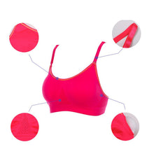 Seamless Racerback Women Padded Push Up Fitness S Bra Stretch Workout Crop Tops  ILML