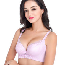 Sexy Ladies Embroidered Side Support Push Up Bra Plunge Underwired Bra for Women PY16 ILML