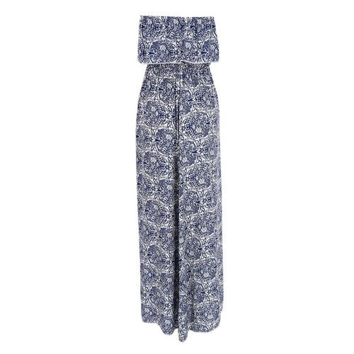 Sexy Off Shoulder Long Maxi XL Dress Women BOHO Evening Beach Sundress ILML
