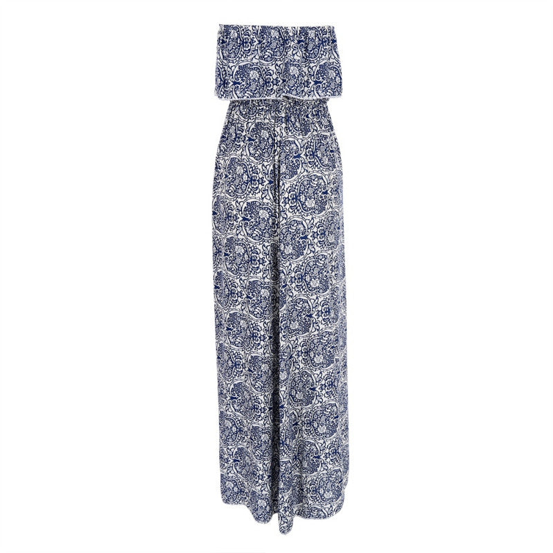 Sexy Off Shoulder Long Maxi XL Dress Women BOHO Evening Beach Sundress ILML