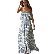 Sexy Off Shoulder Long Maxi XL Dress Women BOHO Evening Beach Sundress ILML