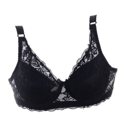 Sexy Push Up Bra 32 34 36 38 40 42 B 3/4 Cup for Women Lace Bras Thin Vest Style 8 Colors 16PY ILML