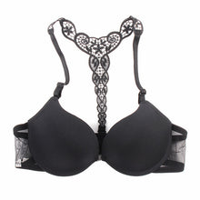 Sexy Push Up Bras for Women Front Closure Lace Racer Back Racerback Bra Smooth 32-36B PY4 Y3 ILML