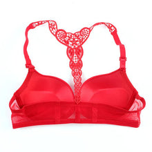Sexy Push Up Bras for Women Front Closure Lace Racer Back Racerback Bra Smooth 32-36B PY4 Y3 ILML